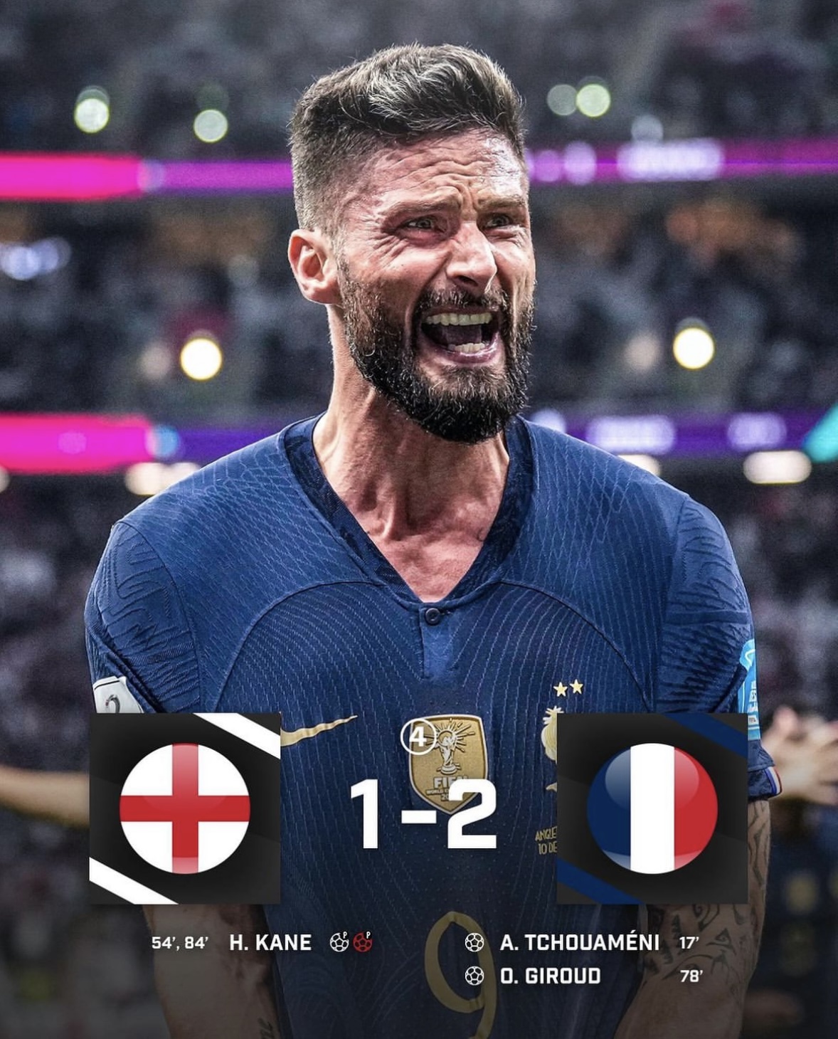 法国绝杀比利时，楚阿梅尼惊艳四座